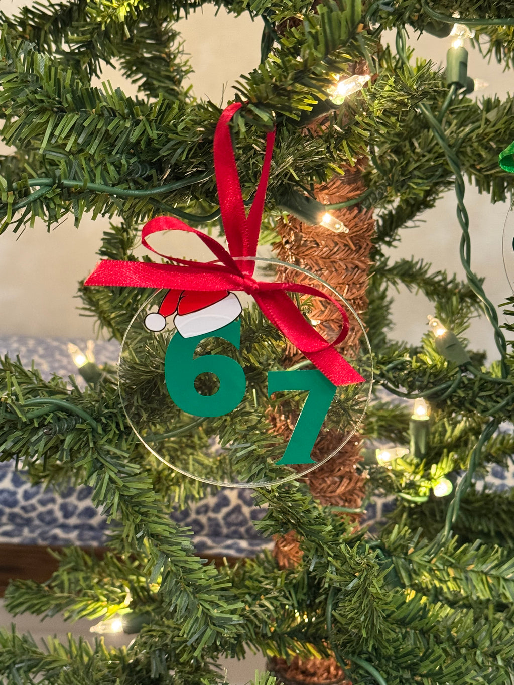 6/7 holiday ornament