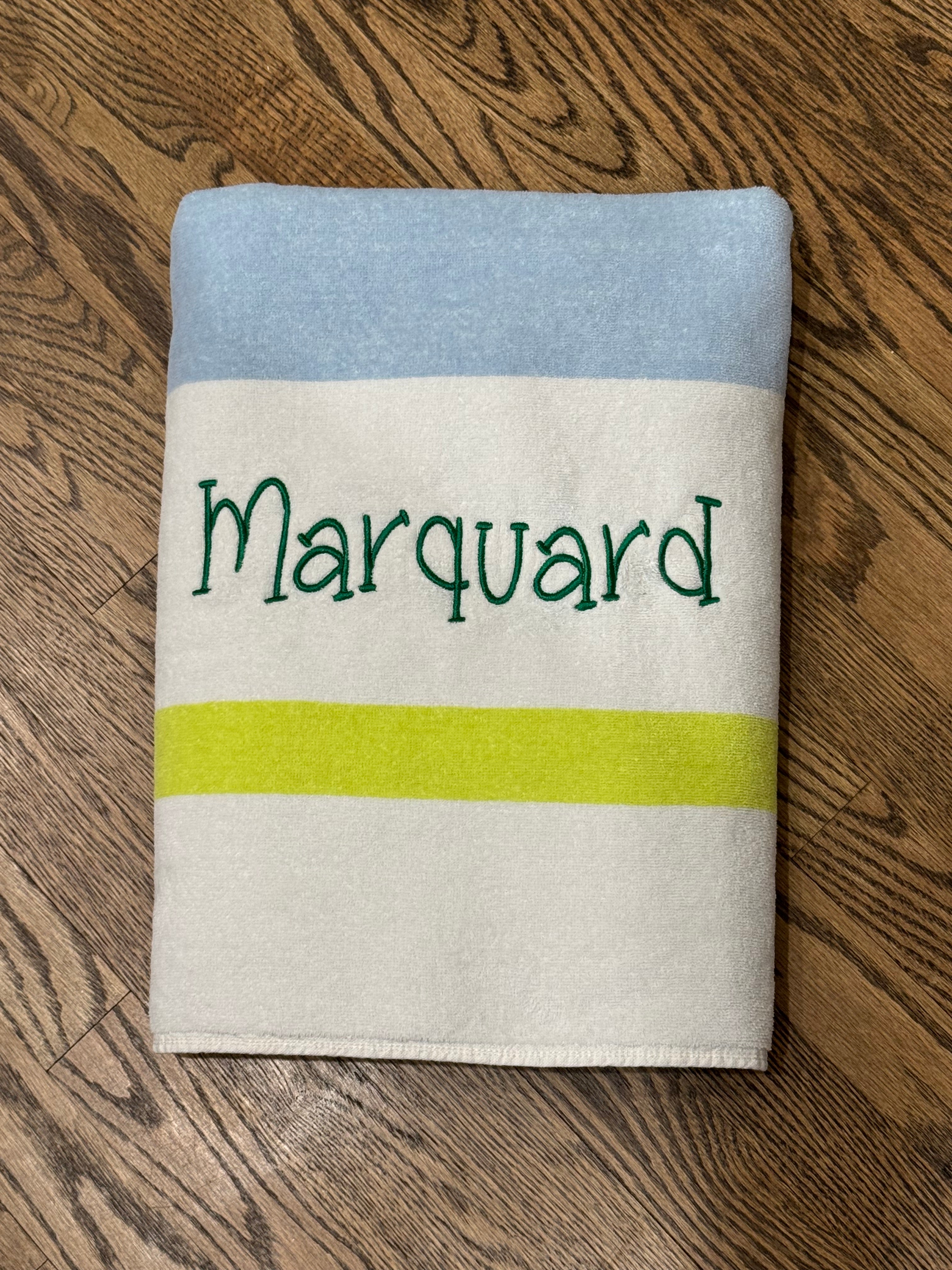 Embroidered Beach Towels