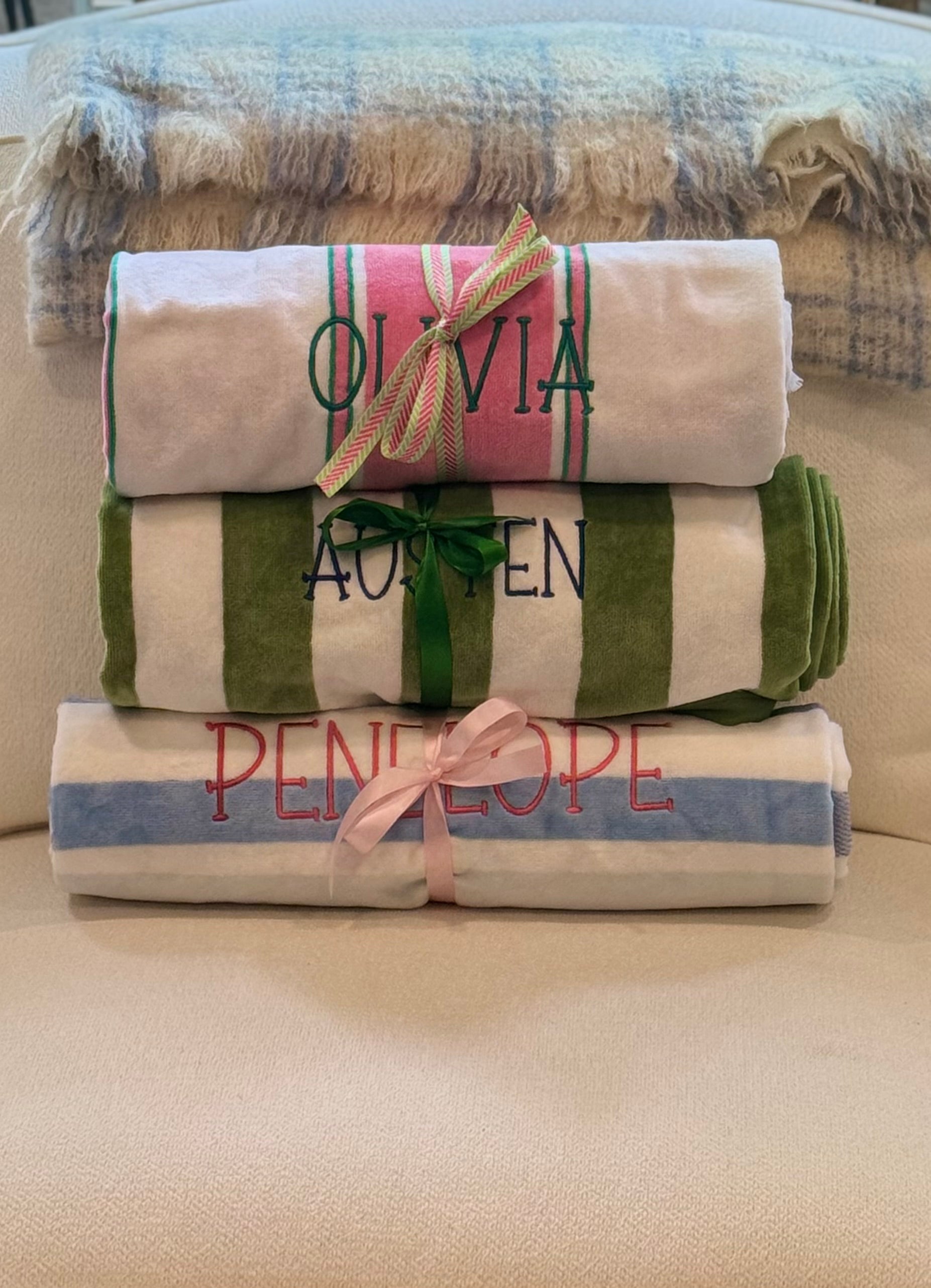 Embroidered Beach Towels