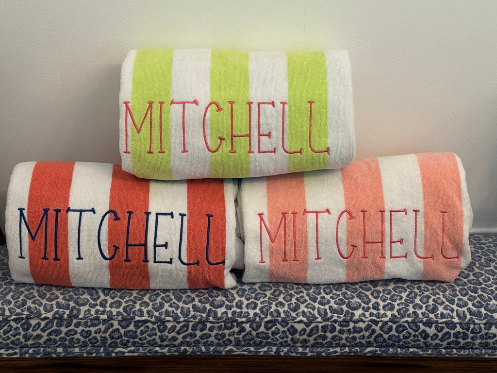 Embroidered Beach Towels